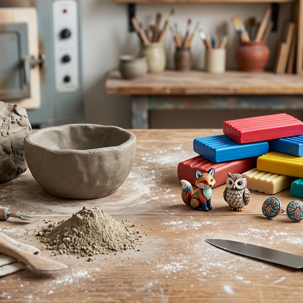 Argile Naturelle vs Pâte Polymère : Quelle matière choisir pour vos créations ?