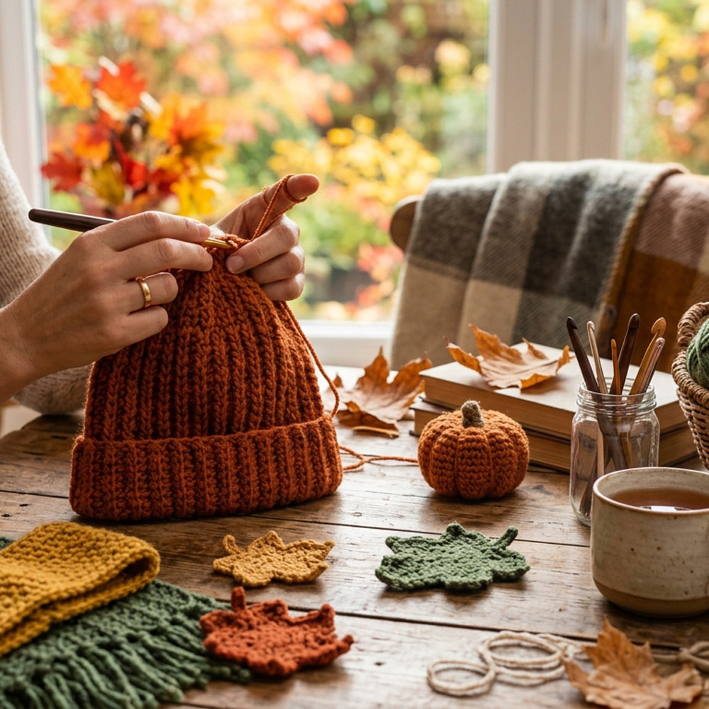 Crochet d'automne : 20 idées de créations à réaliser