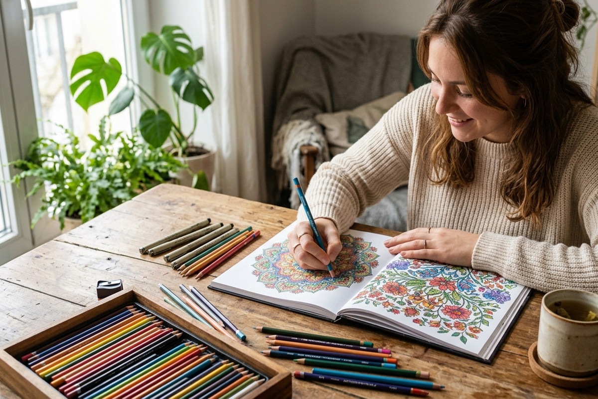 Coloriage créatif pour se détendre : nos idées pour un moment de relaxation