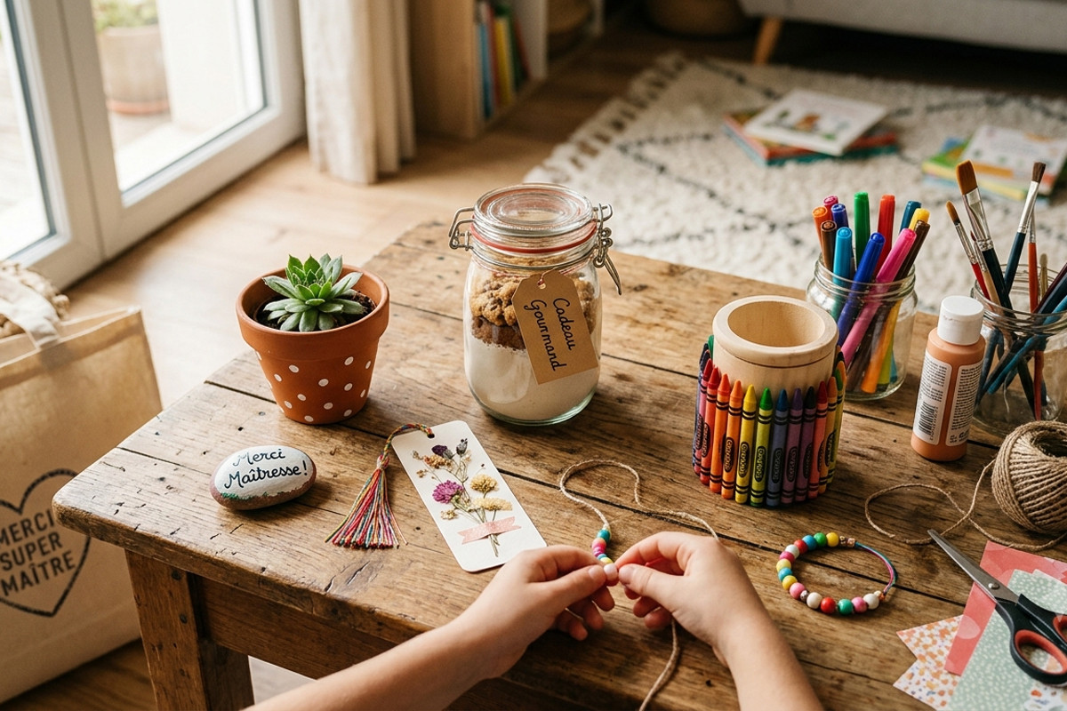 20 idées de cadeaux DIY pour maîtresse et maître à réaliser avec les enfants