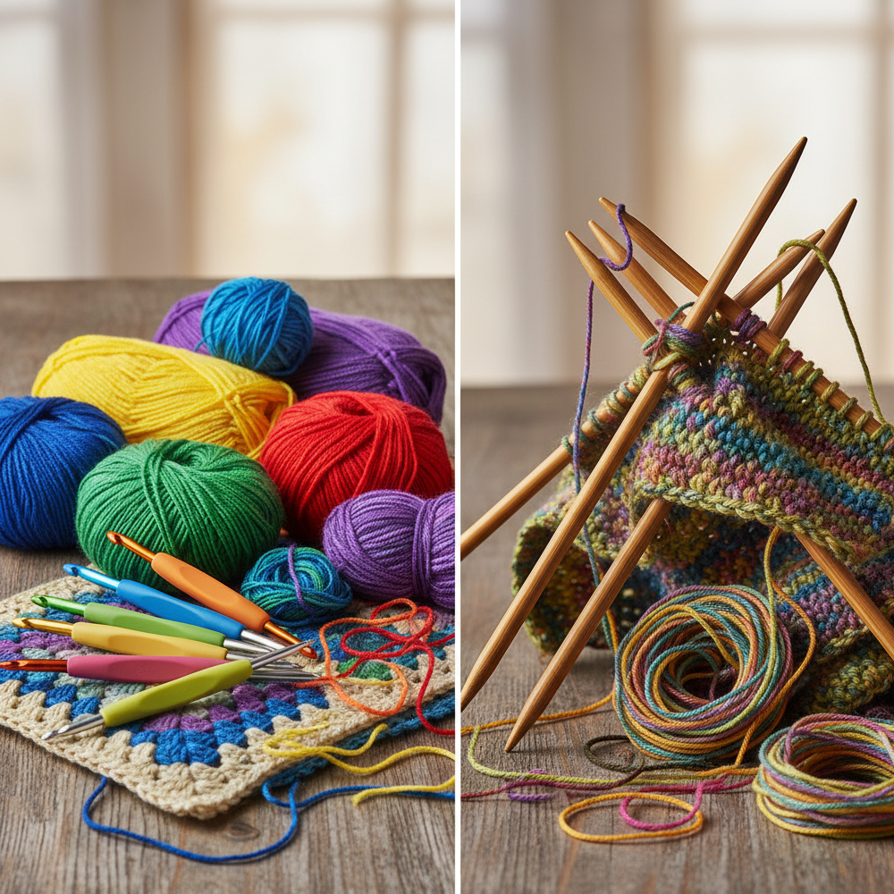Crochet ou Tricot : Le Guide Ultime pour Choisir Votre Prochain Loisir Créatif