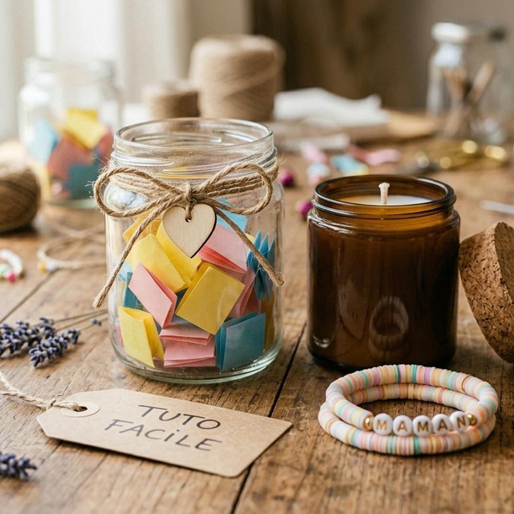 DIY Fête des Mères : 10 Idées de Cadeaux Faits Main pour une Maman Comblée