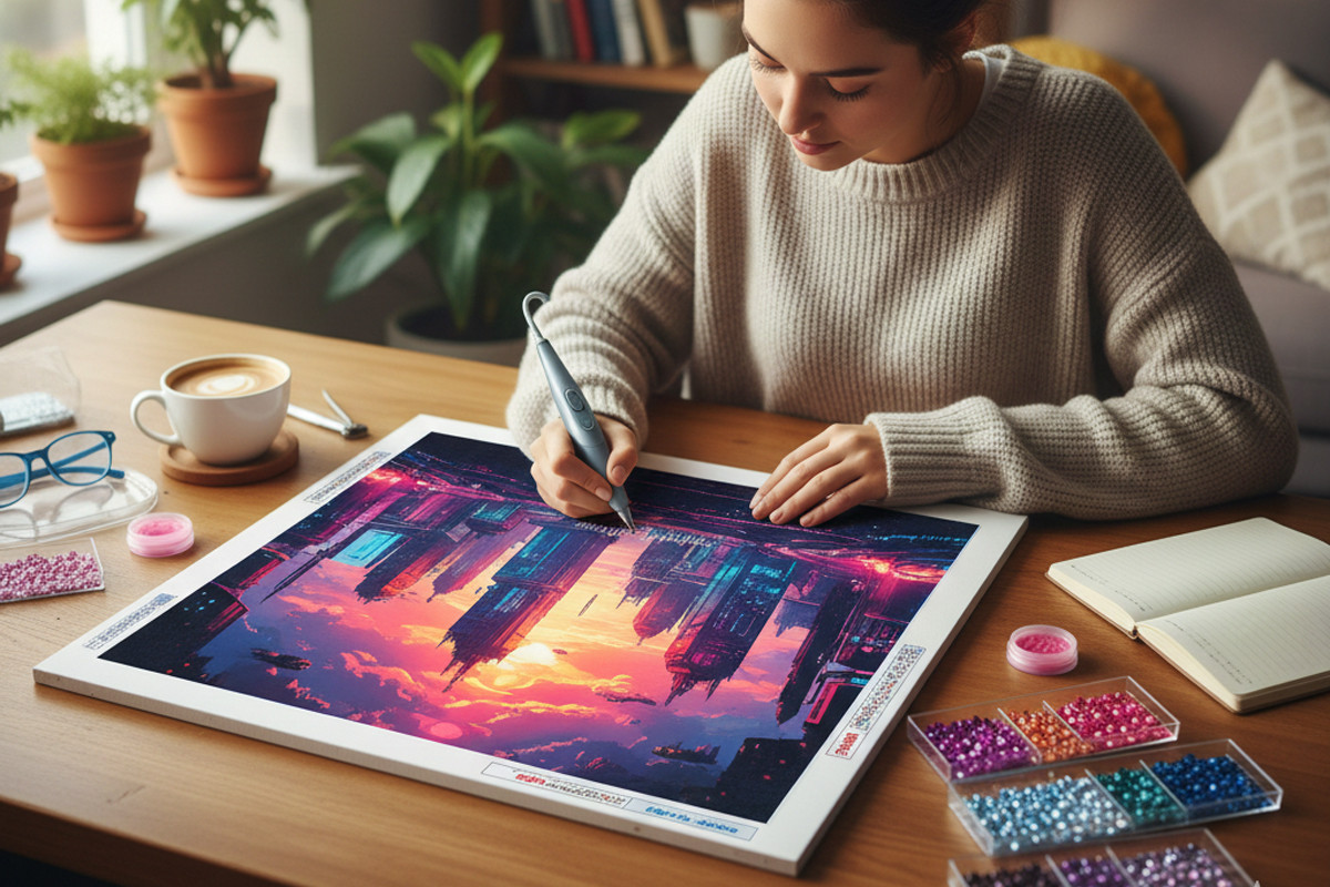 Le Diamond Painting : Le nouveau loisir créatif qui fait scintiller votre quotidien