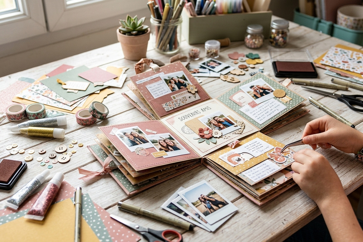 10 Idées de Scrapbooking Créatives : Offrez un Cadeau Fait Main Inoubliable