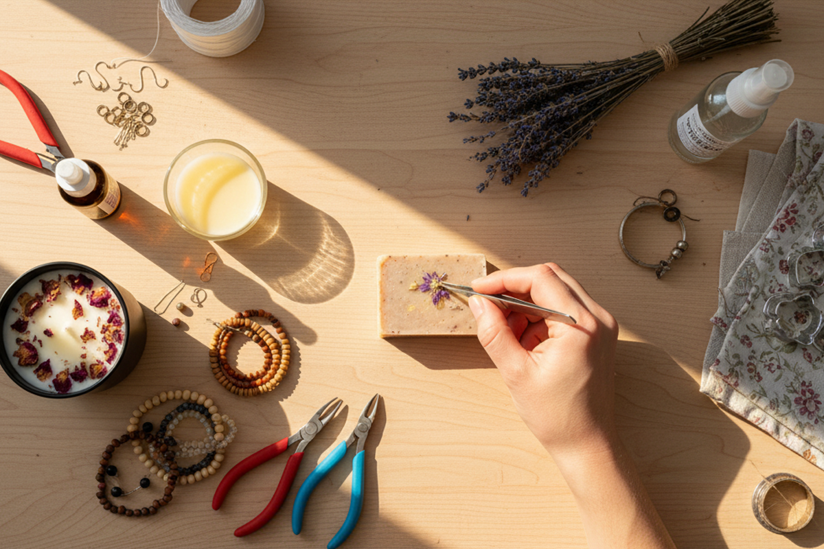 Fabriquer ses Bijoux, Bougies et Savons : Le Guide Complet pour Débutants