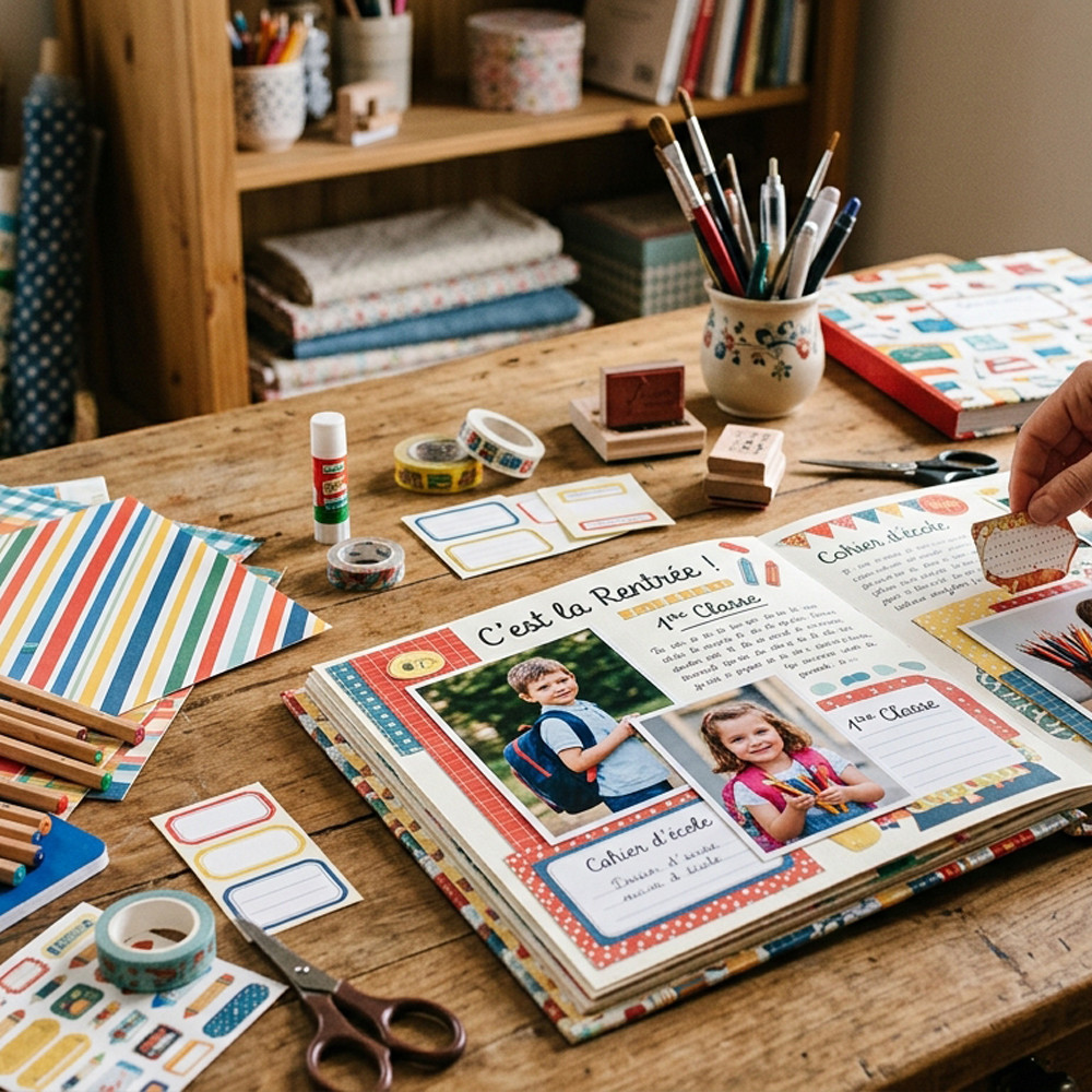 Scrapbooking rentrée scolaire : 15 idées créatives pour préparer la rentrée