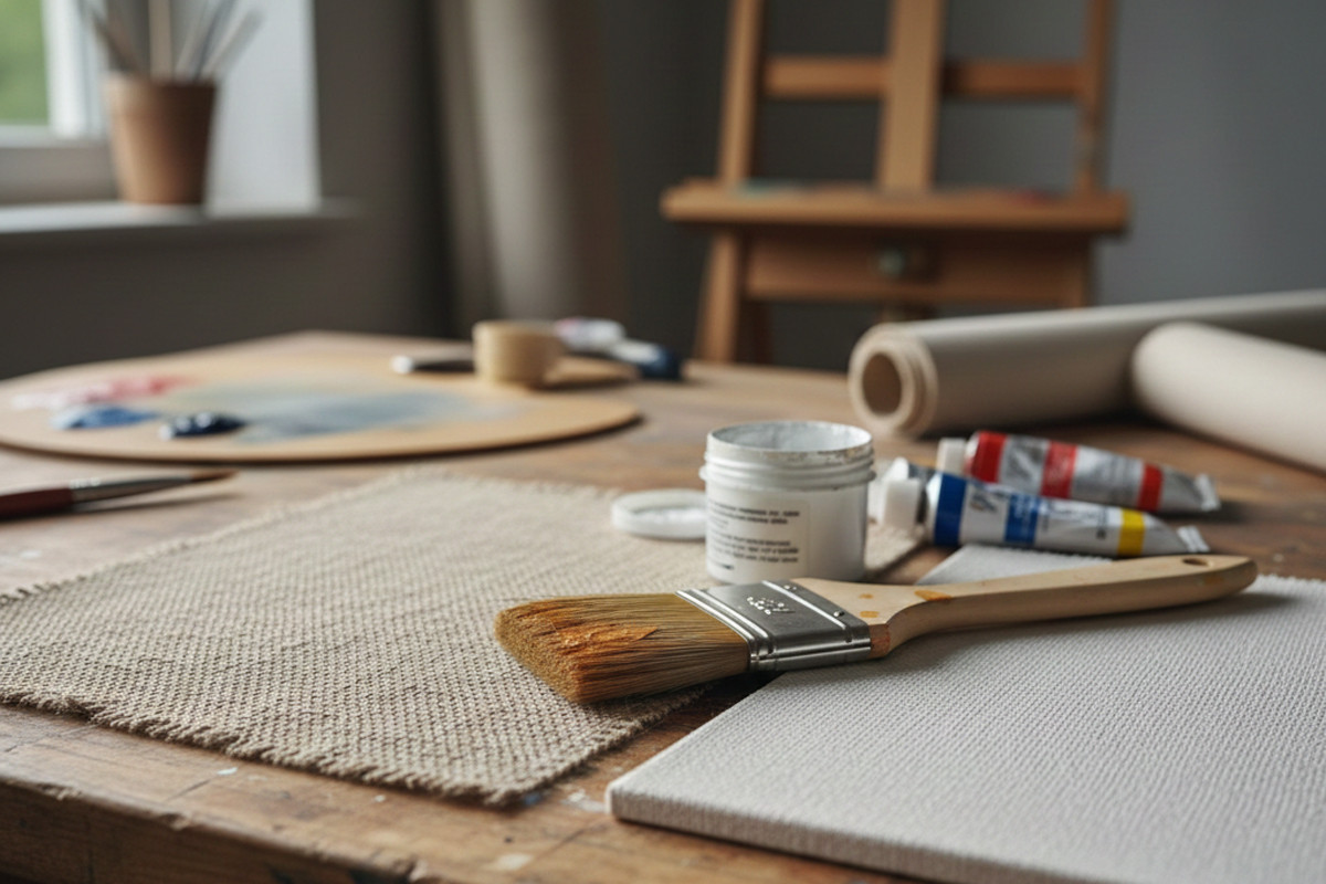 Toile pour Peinture à l’Huile : Le Guide Complet pour Débutants (Lin, Coton, Enduction)