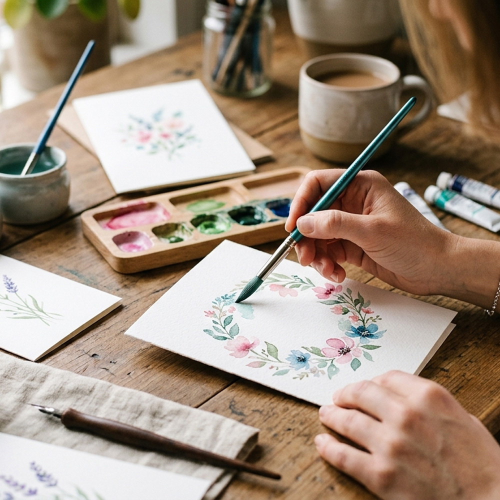 Comment peindre des cartes à l’aquarelle ? Le guide complet pour débutants